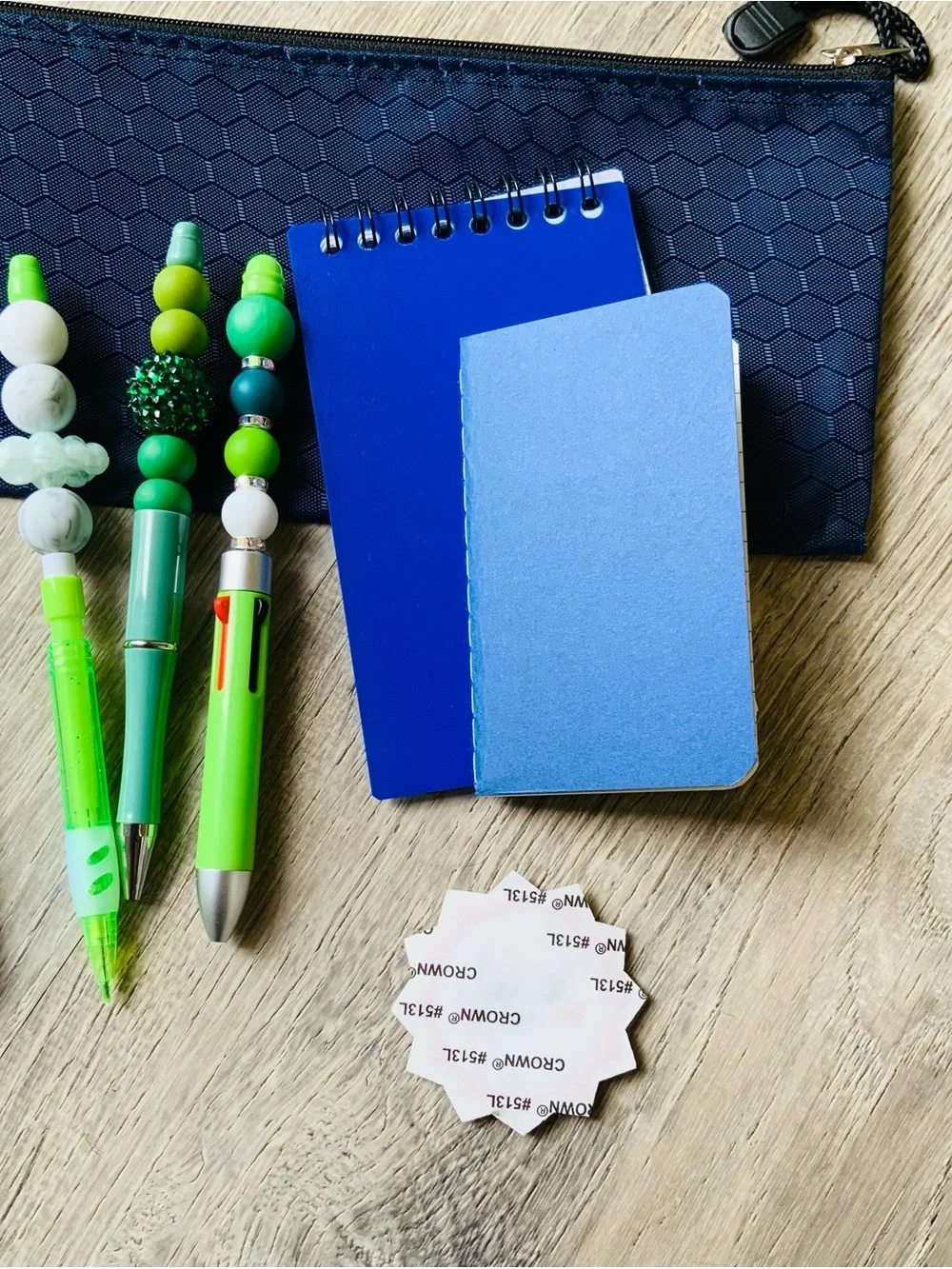 NEW📚 Homemade Crafted Stationery Set w/ Pens & Notebooks OS